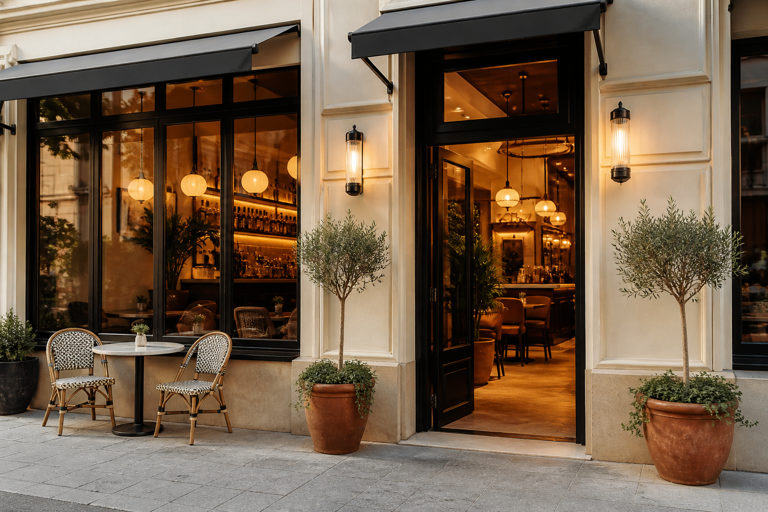 Fachada del restaurante